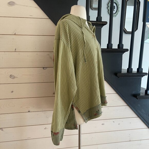 025 We the Free About to Slide Hoodie NWOT in Green Size Large - Picture 5 of 11